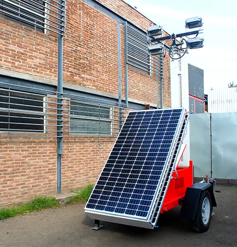 Torre de iluminación Solar 480W